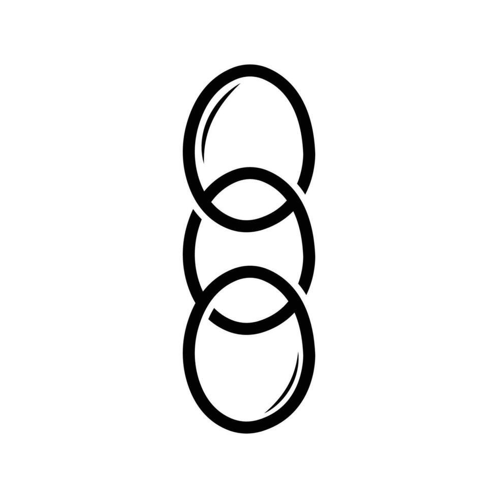 Oeuf logo conception, vecteur jardin ferme agriculture, Facile symbole modèle