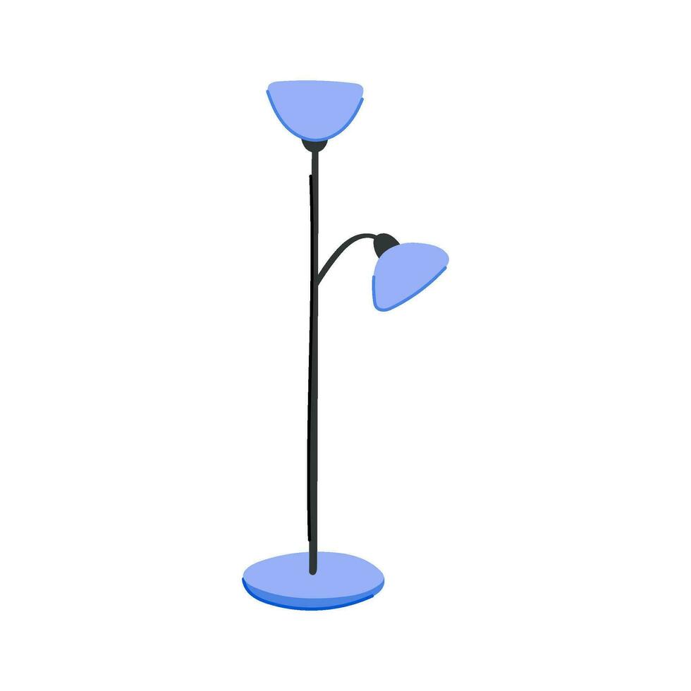 illustration vectorielle de dessin animé objet lampadaire vecteur