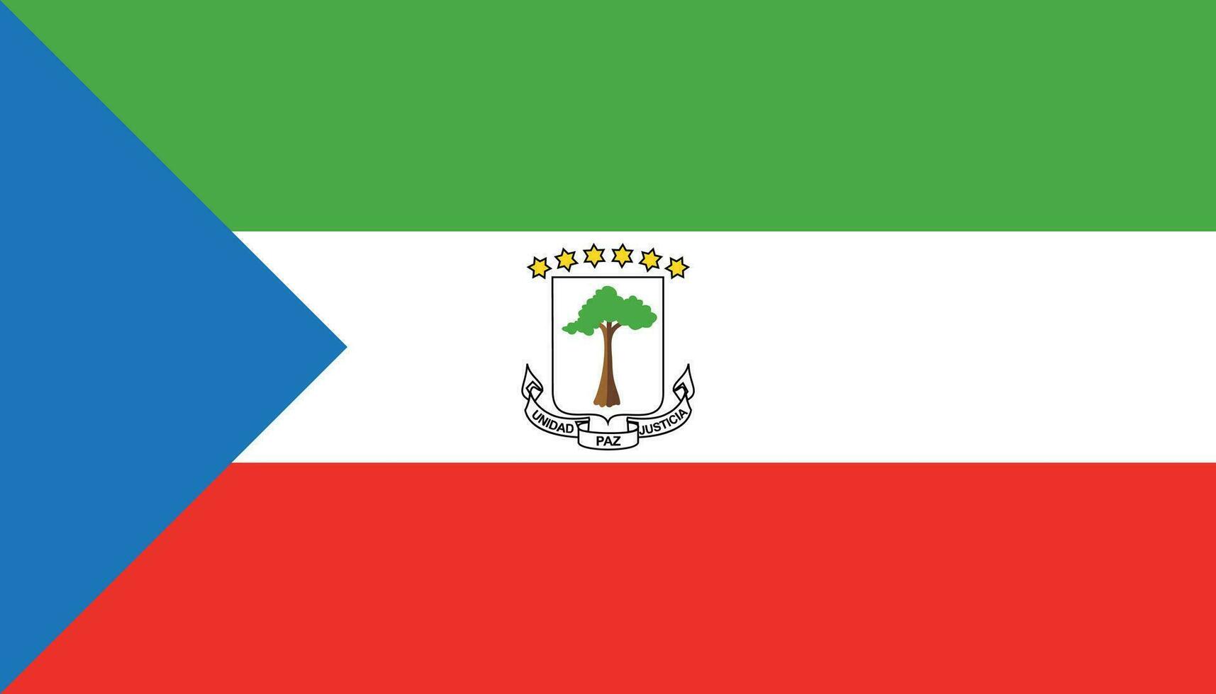 équatorial Guinée drapeau icône dans plat style. nationale signe vecteur illustration. politique affaires concept.