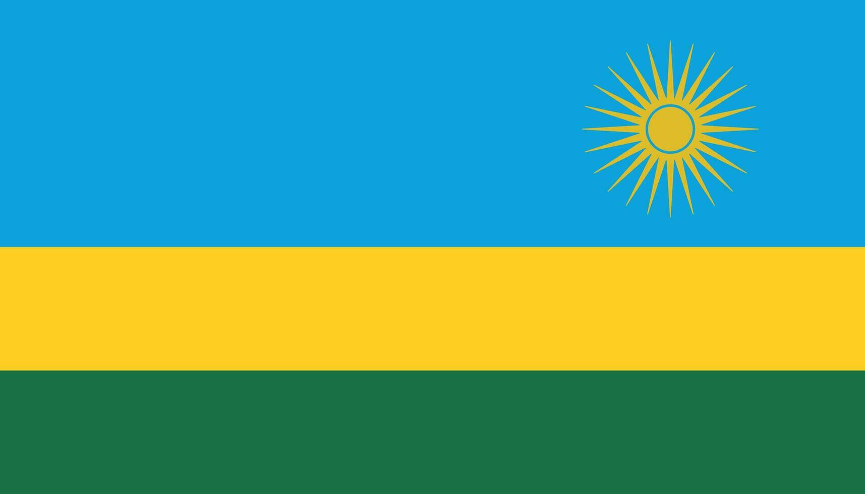 Rwanda drapeau icône dans plat style. nationale signe vecteur illustration. politique affaires concept.