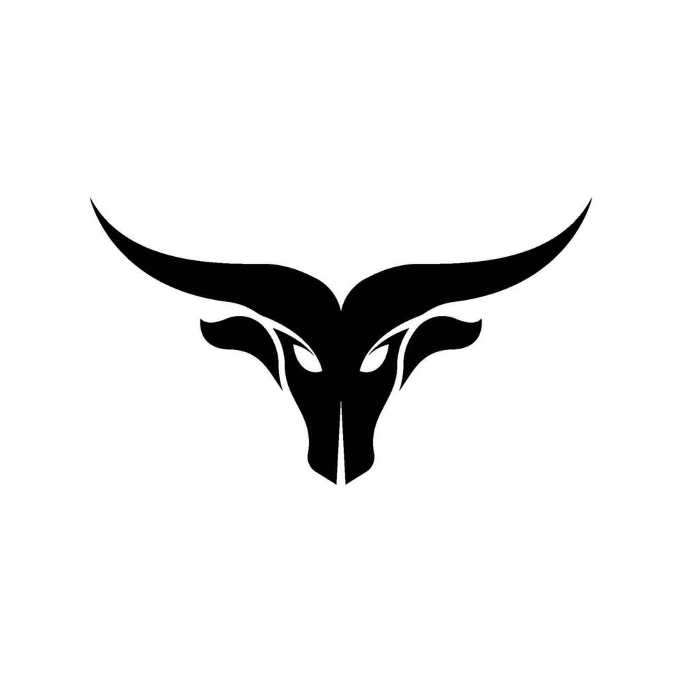 Taureau logo modèle vecteur icône illustration