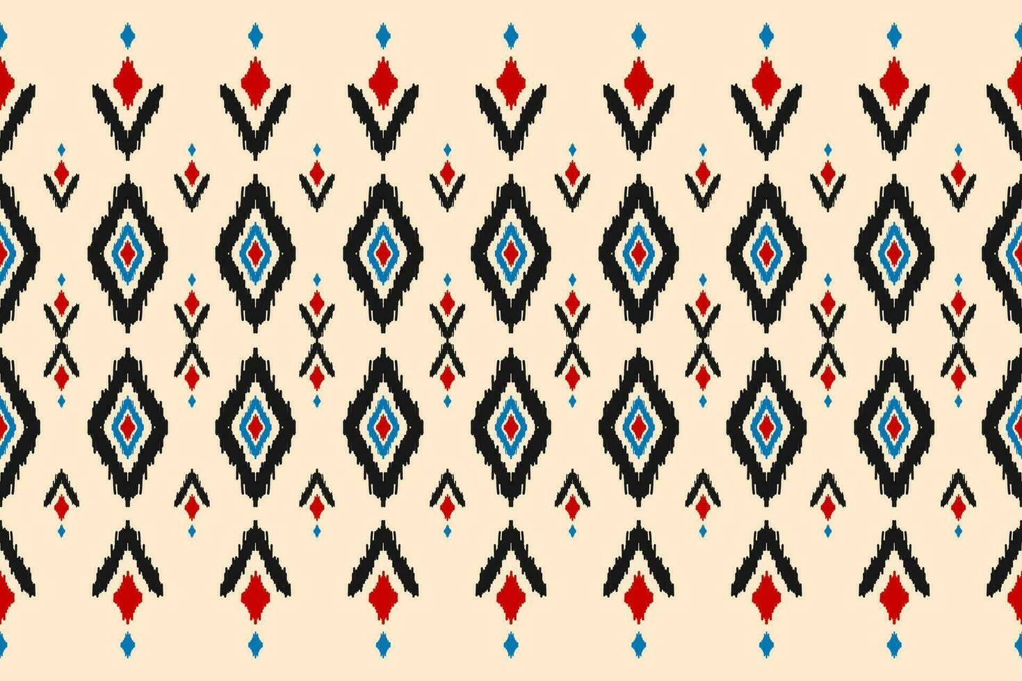 tapis ethnique motif tribal art. modèle sans couture ikat ethnique. style américain, mexicain. vecteur