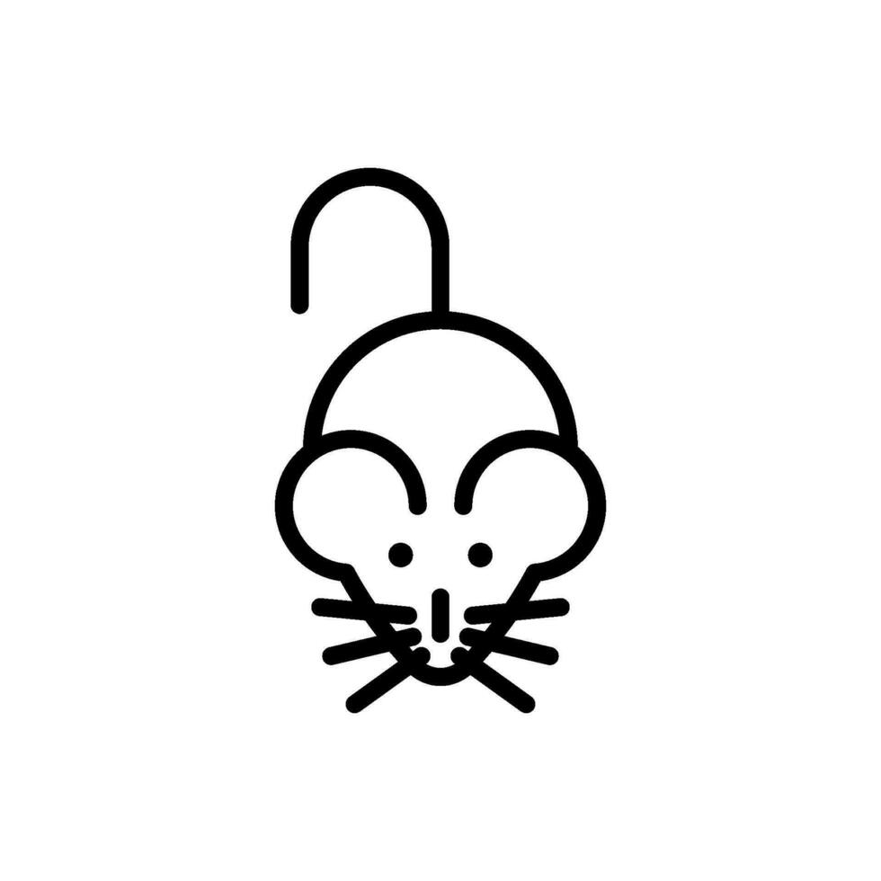 science souris ou Souris signe symbole vecteur