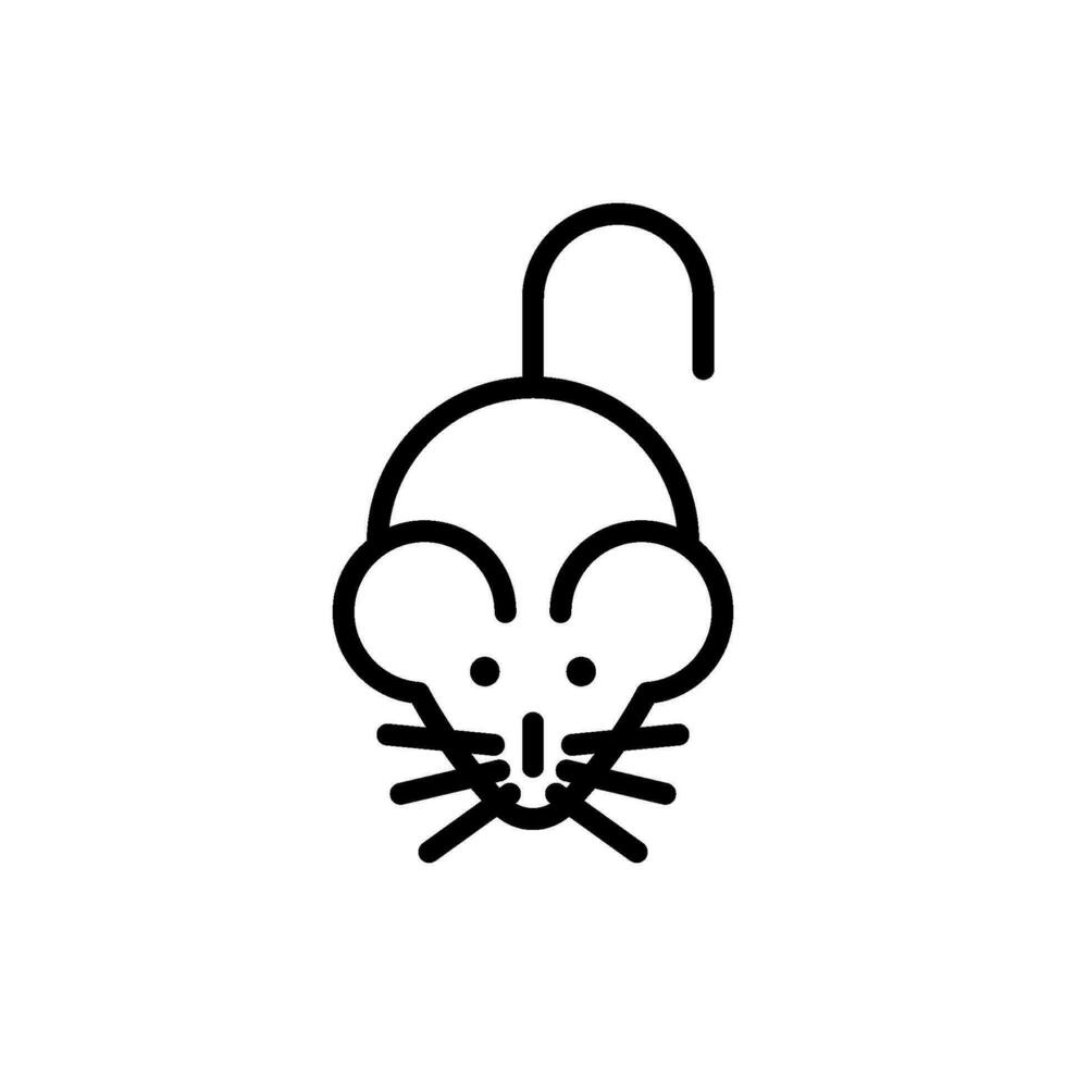 science souris ou Souris signe symbole vecteur