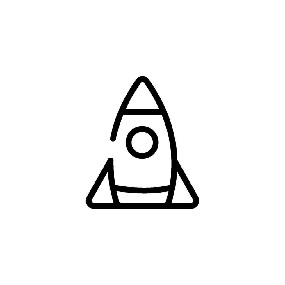 fusée icône signe symbole vecteur