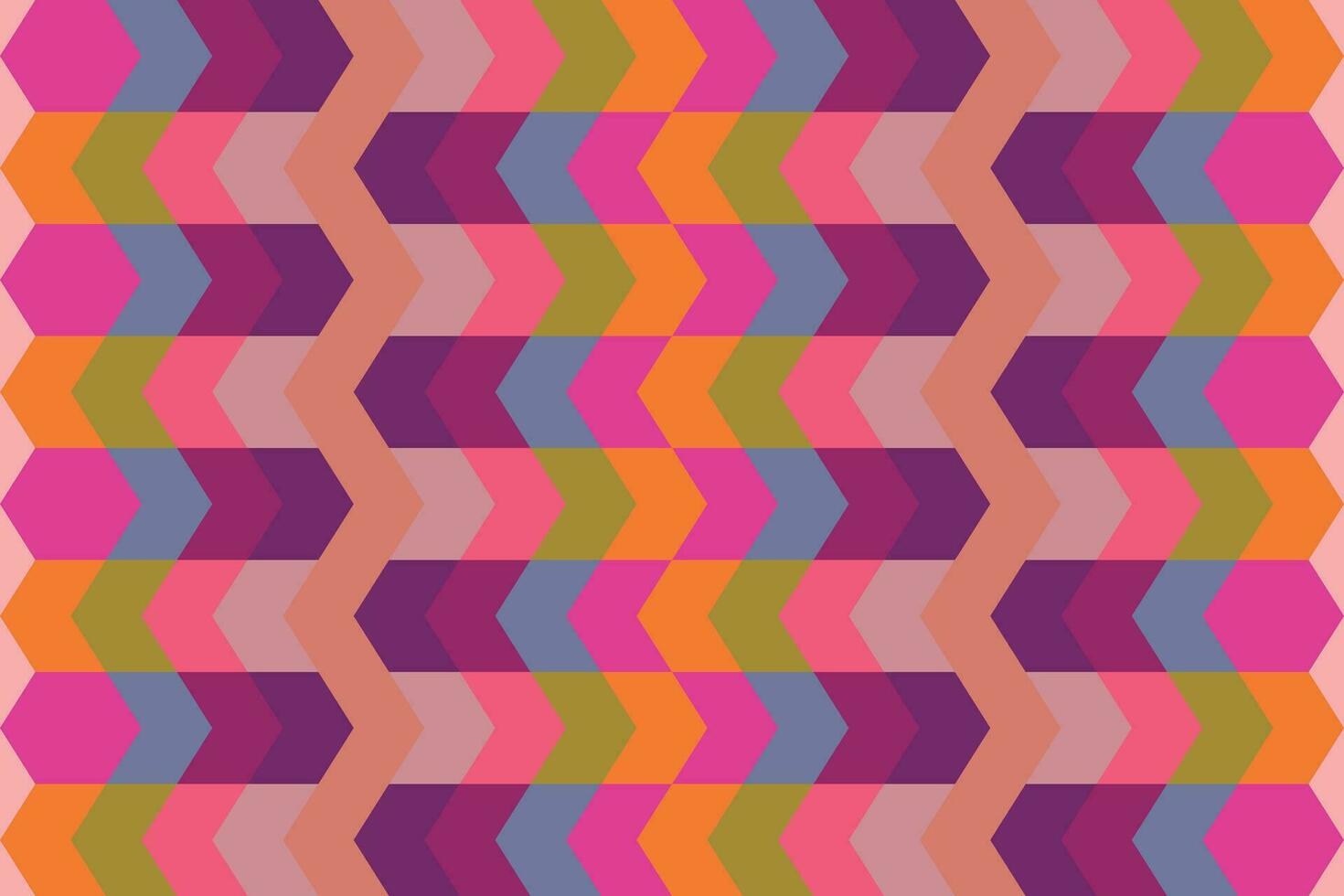 ethnique zigzag modèle dans rétro couleurs, aztèque style sans couture vecteur Contexte