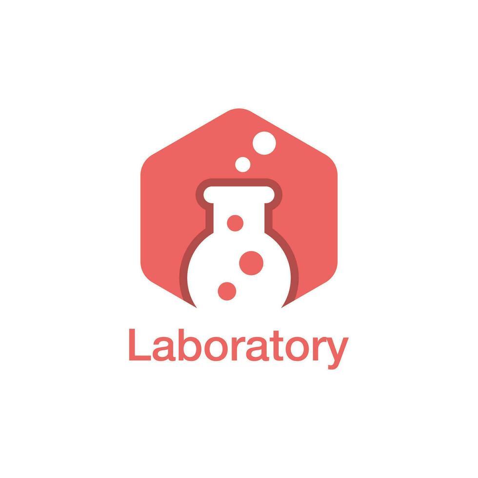 laboratoire logo icône vecteur