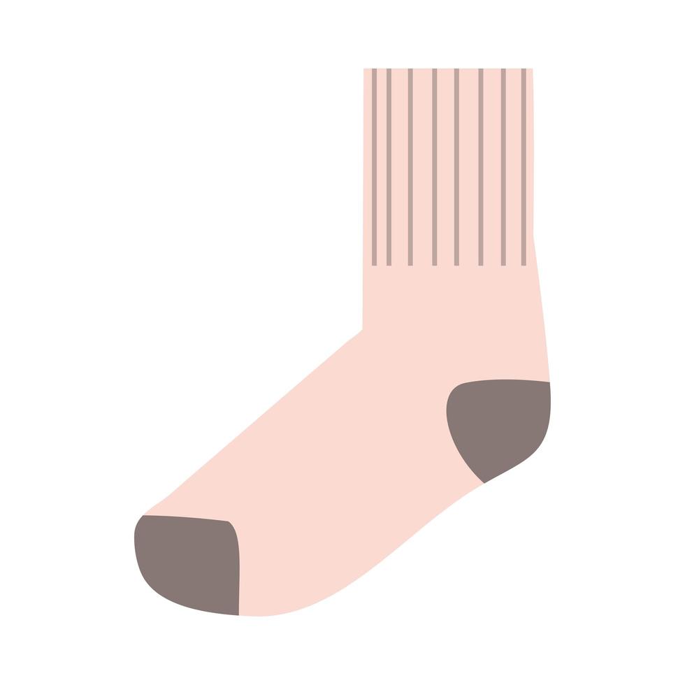 chaussette longue avec dessin vectoriel de lignes