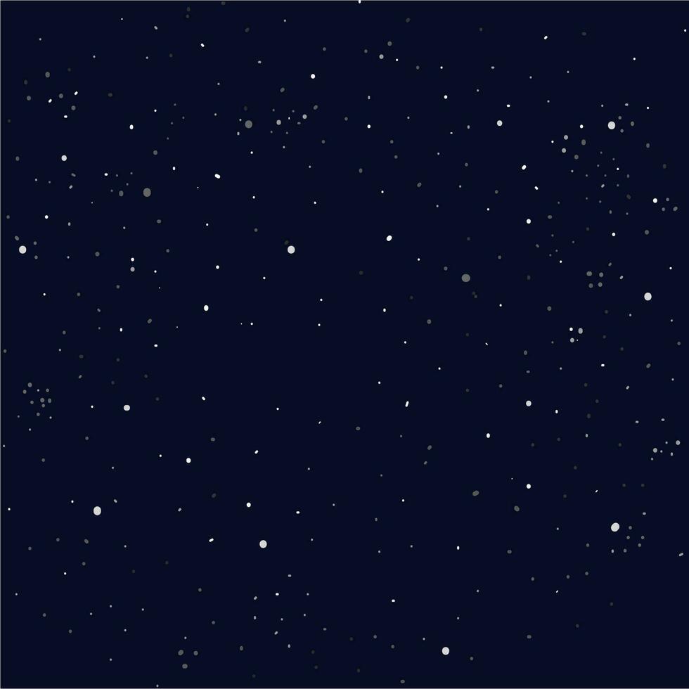 ciel étoilé de nuit, fond d'espace bleu foncé avec des étoiles vecteur