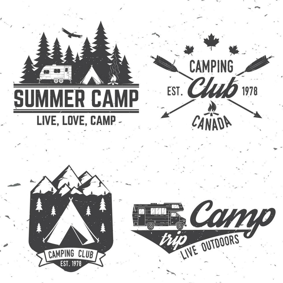 camping aventure extrême. illustration vectorielle. vecteur