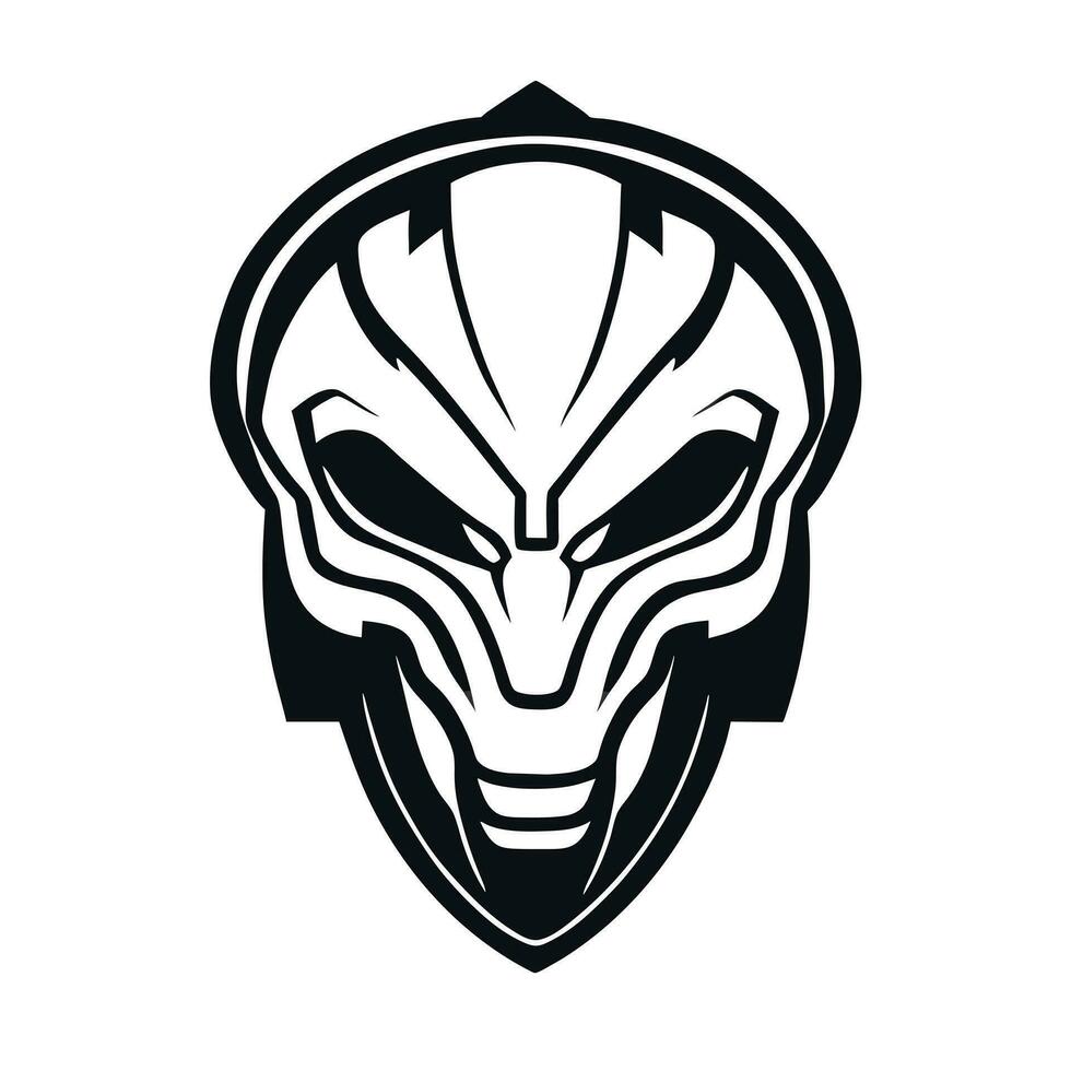 furieux cobra sport vecteur logo concept isolé sur blanc Contexte moderne militaire professionnel t, vecteur illustration ligne art