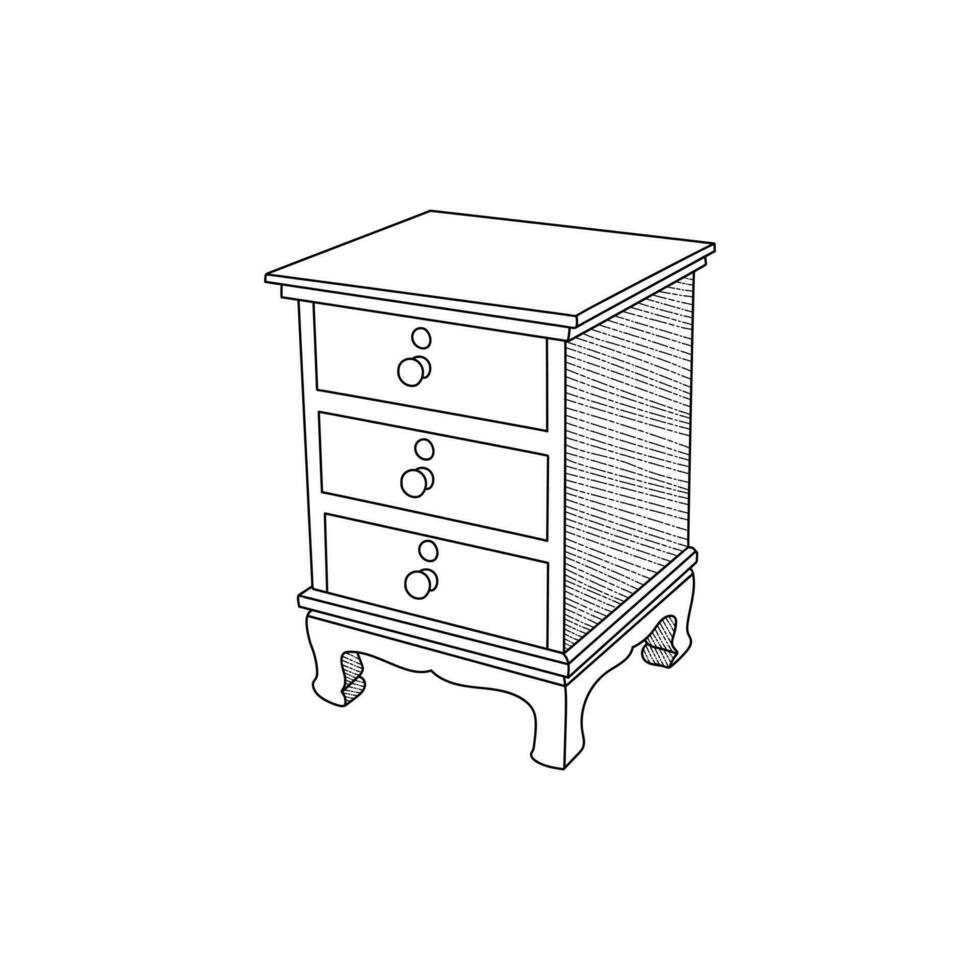meubles intérieur de tiroir table logo, moderne modèle conception, vecteur icône illustration