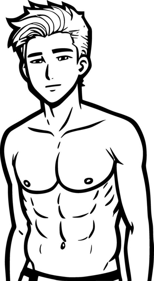 illustration vectorielle de dessin animé homme vecteur