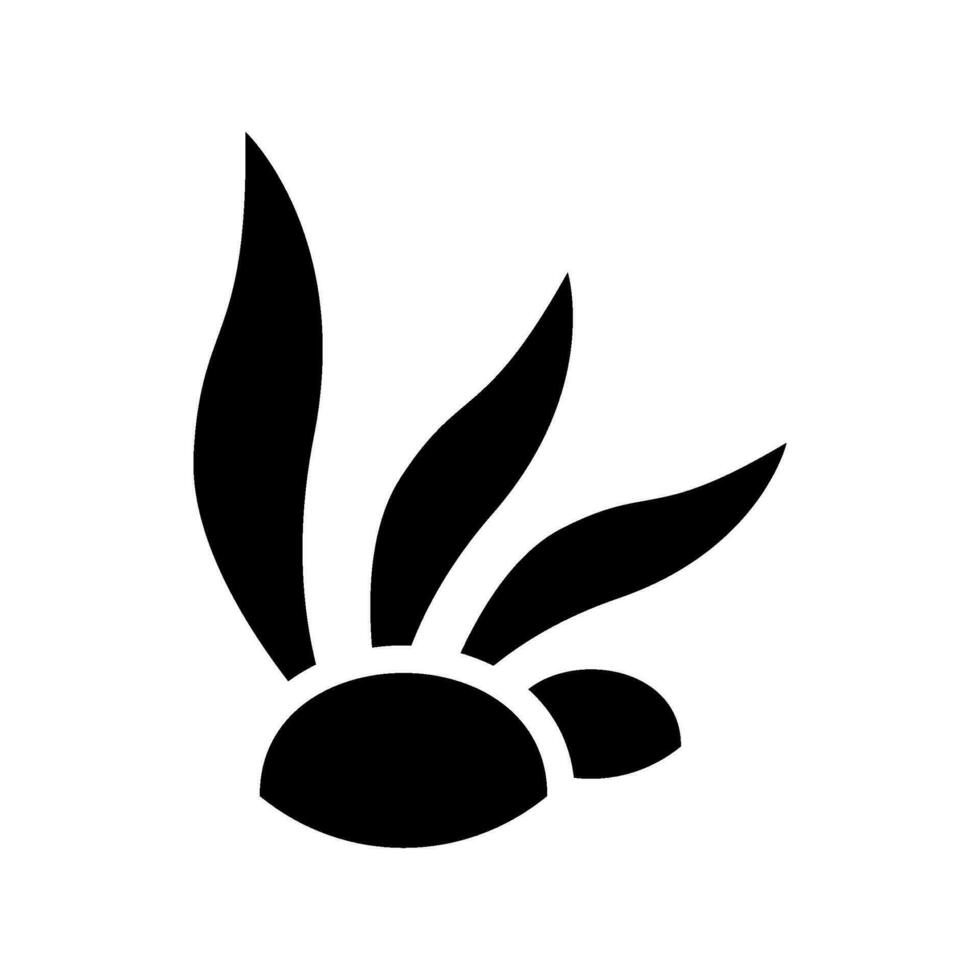 algue icône vecteur symbole conception illustration