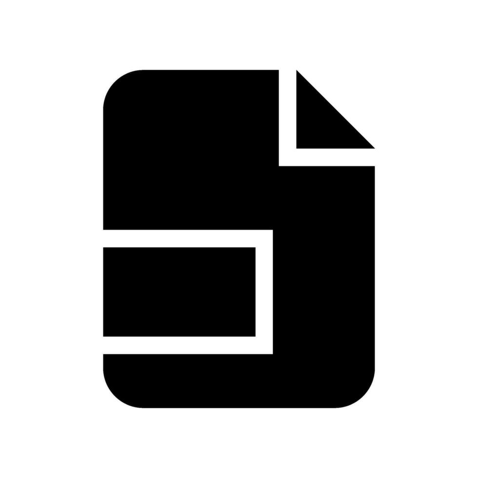 document icône vecteur symbole conception illustration
