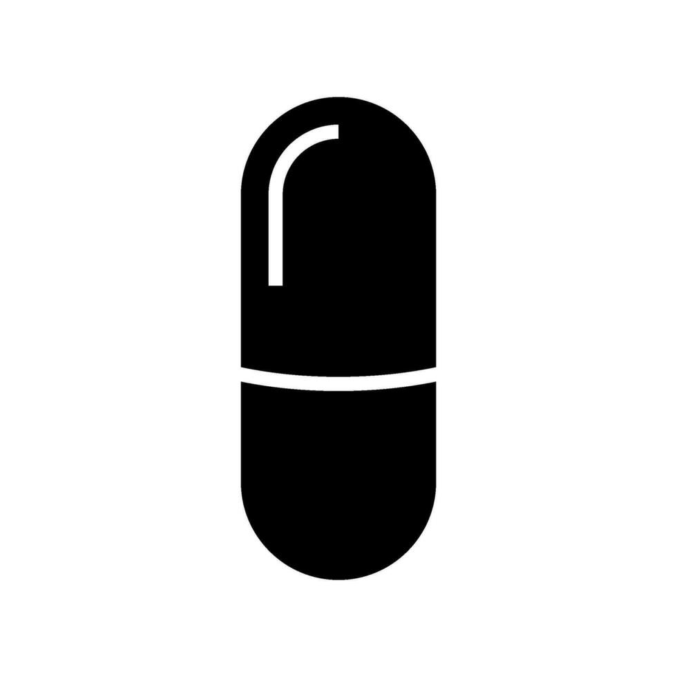 capsule icône vecteur symbole conception illustration