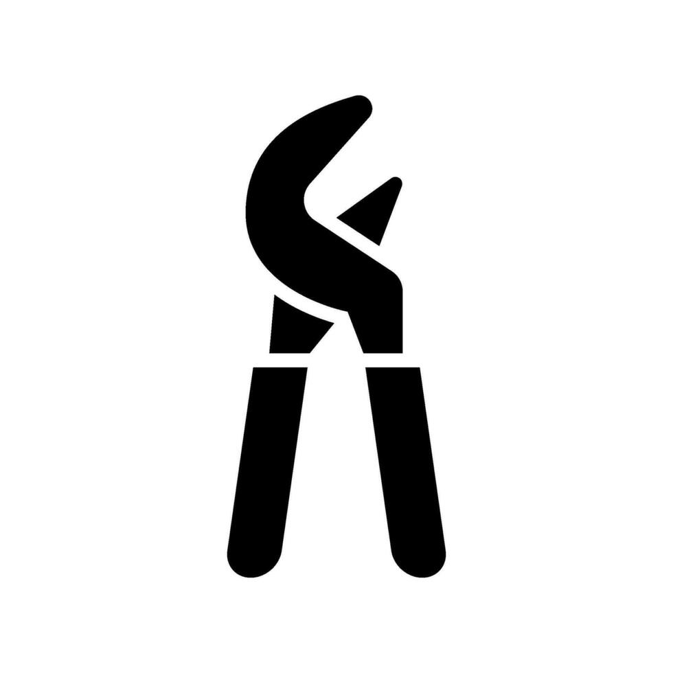 pince icône vecteur symbole conception illustration