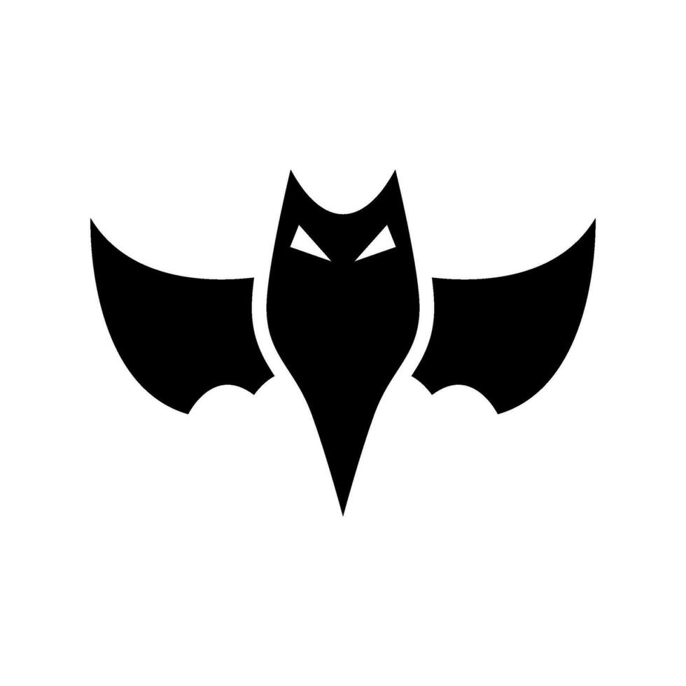 chauve souris icône vecteur symbole conception illustration