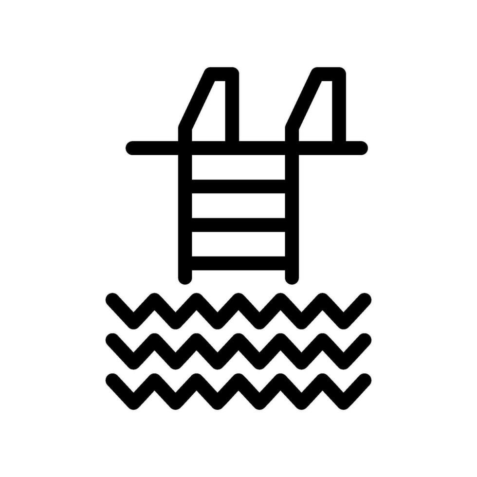 nager icône vecteur symbole conception illustration