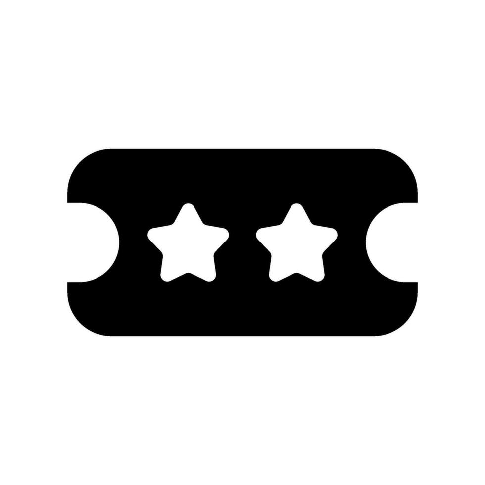 billet icône vecteur symbole conception illustration