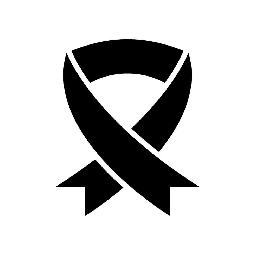 ruban icône vecteur symbole conception illustration