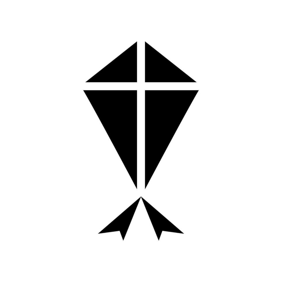 cerf-volant icône vecteur symbole conception illustration