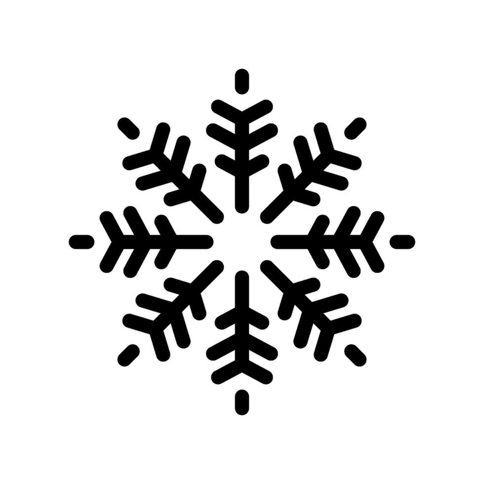 neige icône vecteur symbole conception illustration