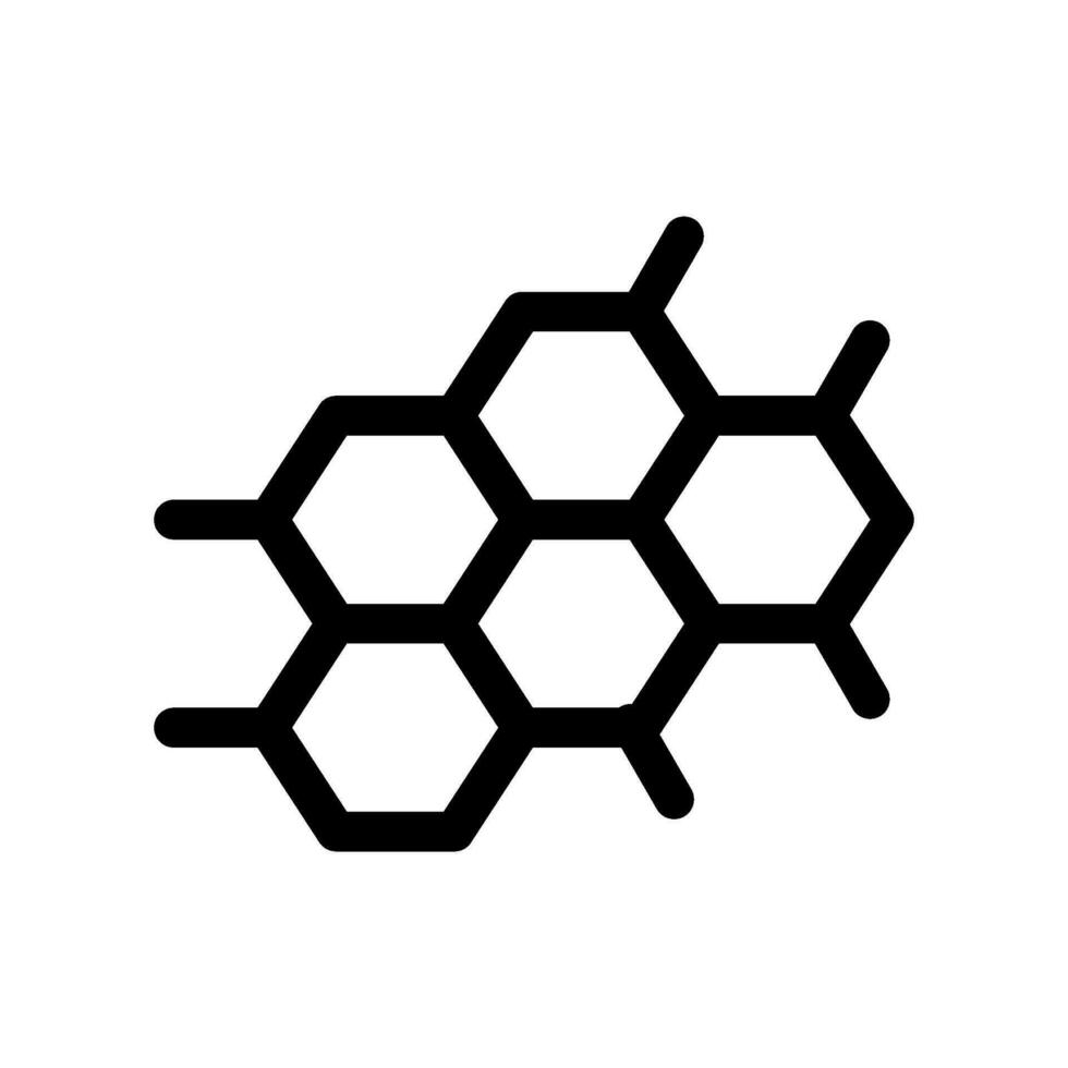 molécule icône vecteur symbole conception illustration