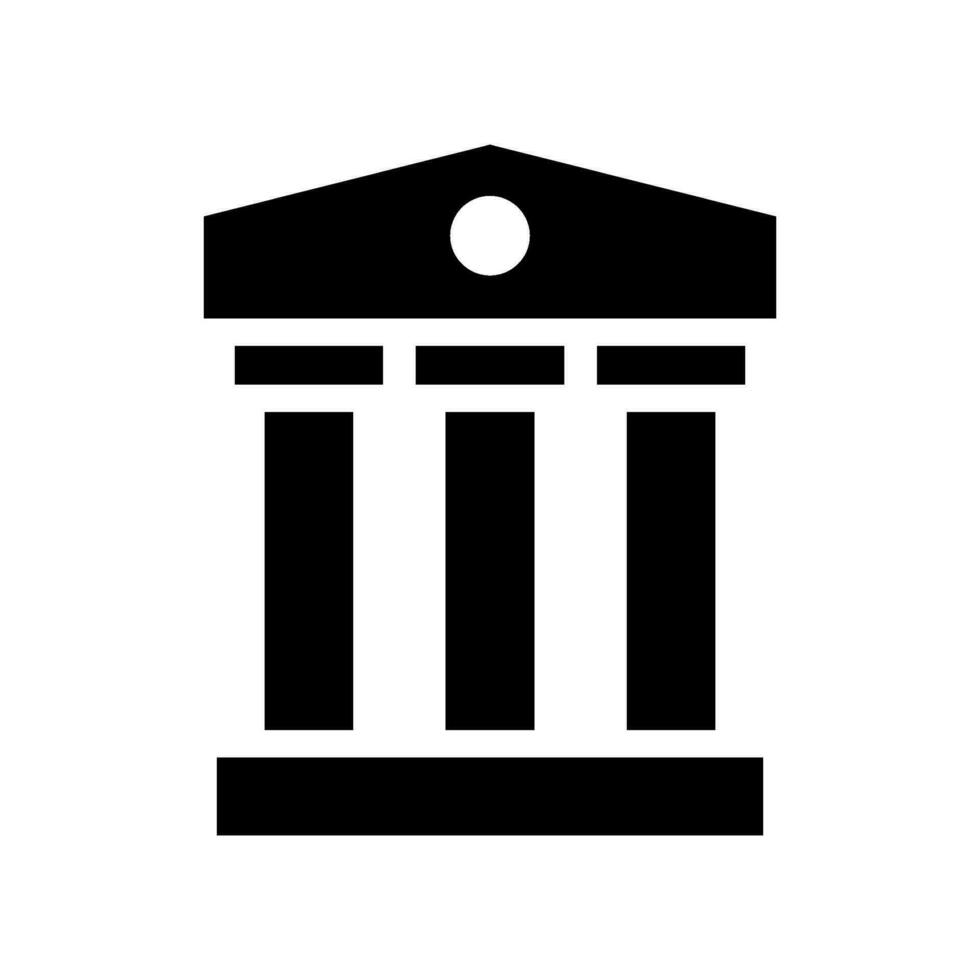 banque icône vecteur symbole conception illustration
