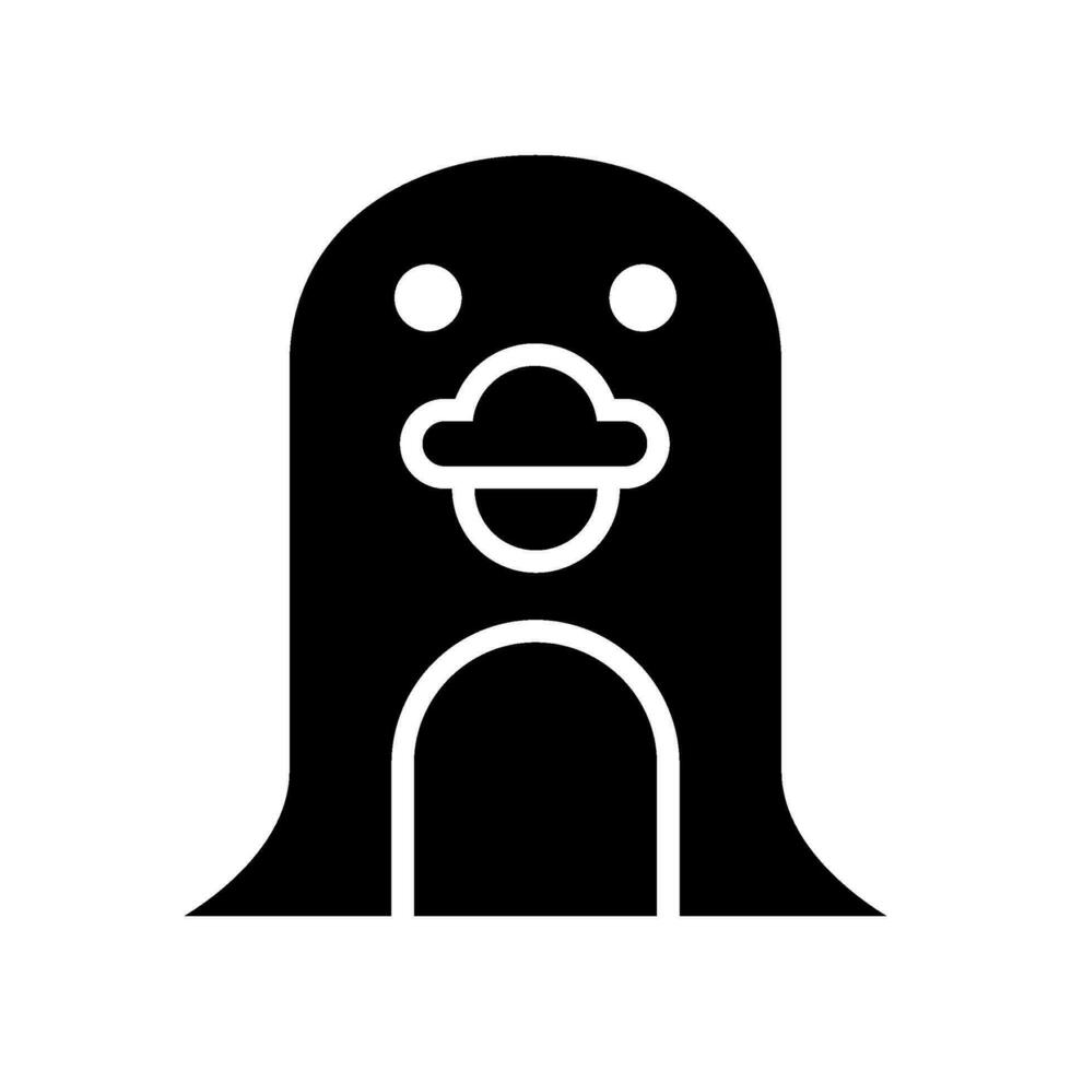 manchot icône vecteur symbole conception illustration