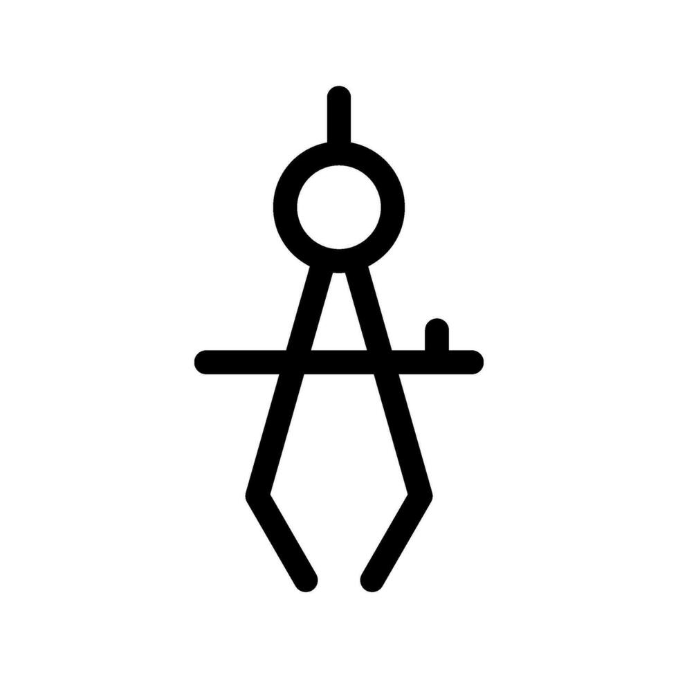 boussole icône vecteur symbole conception illustration