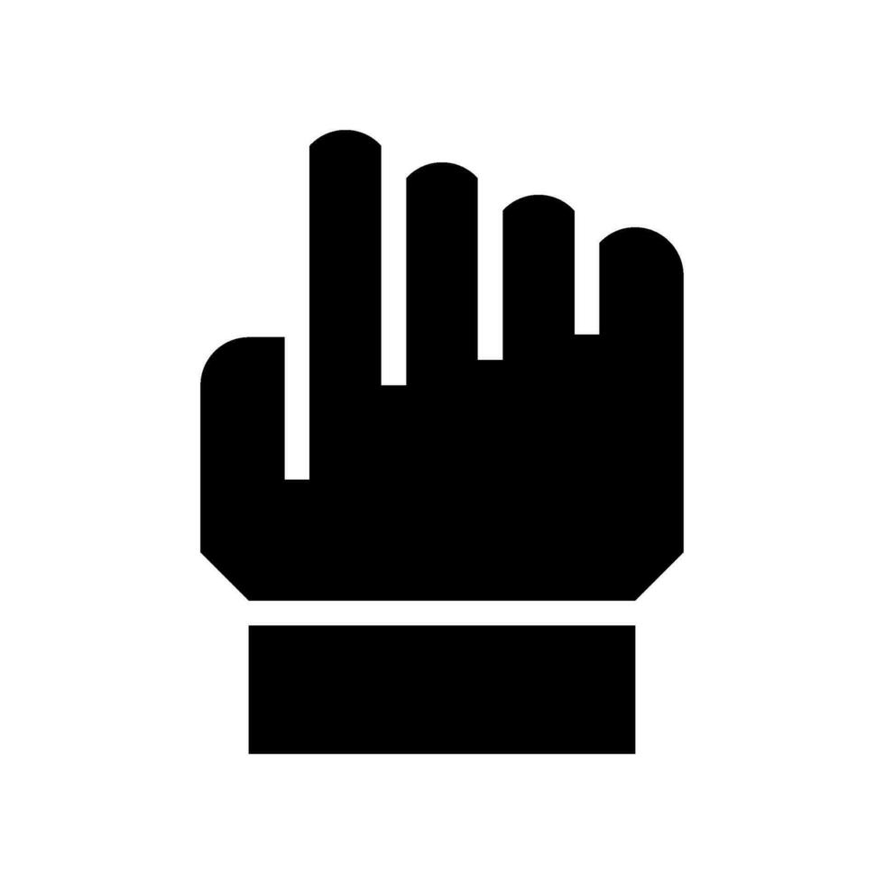 poing icône vecteur symbole conception illustration