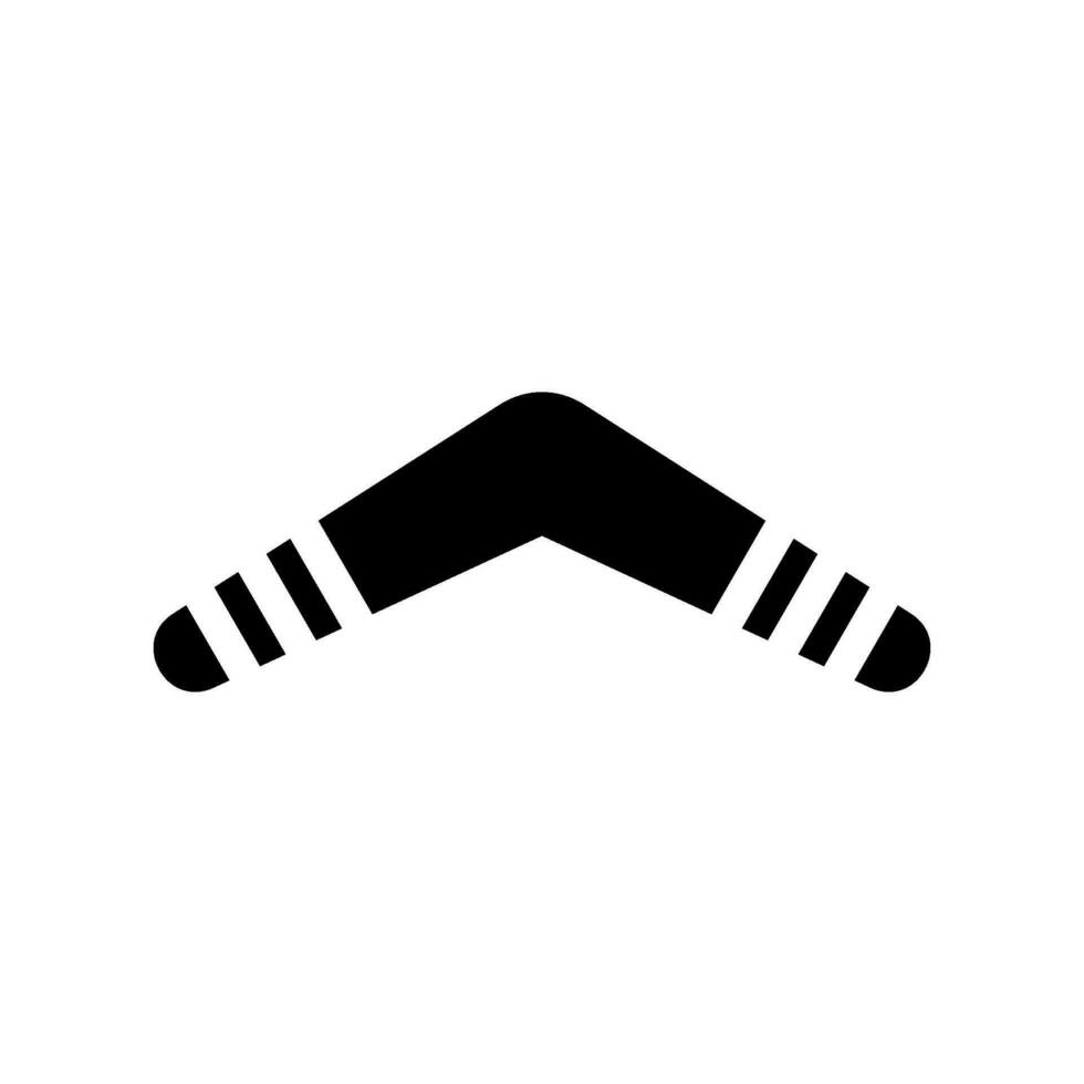 boomerang icône vecteur symbole conception illustration