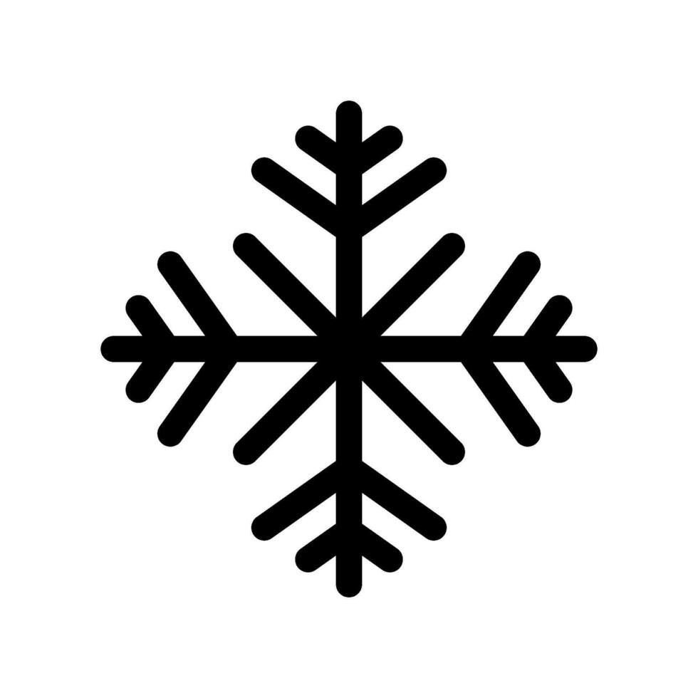 neige icône vecteur symbole conception illustration