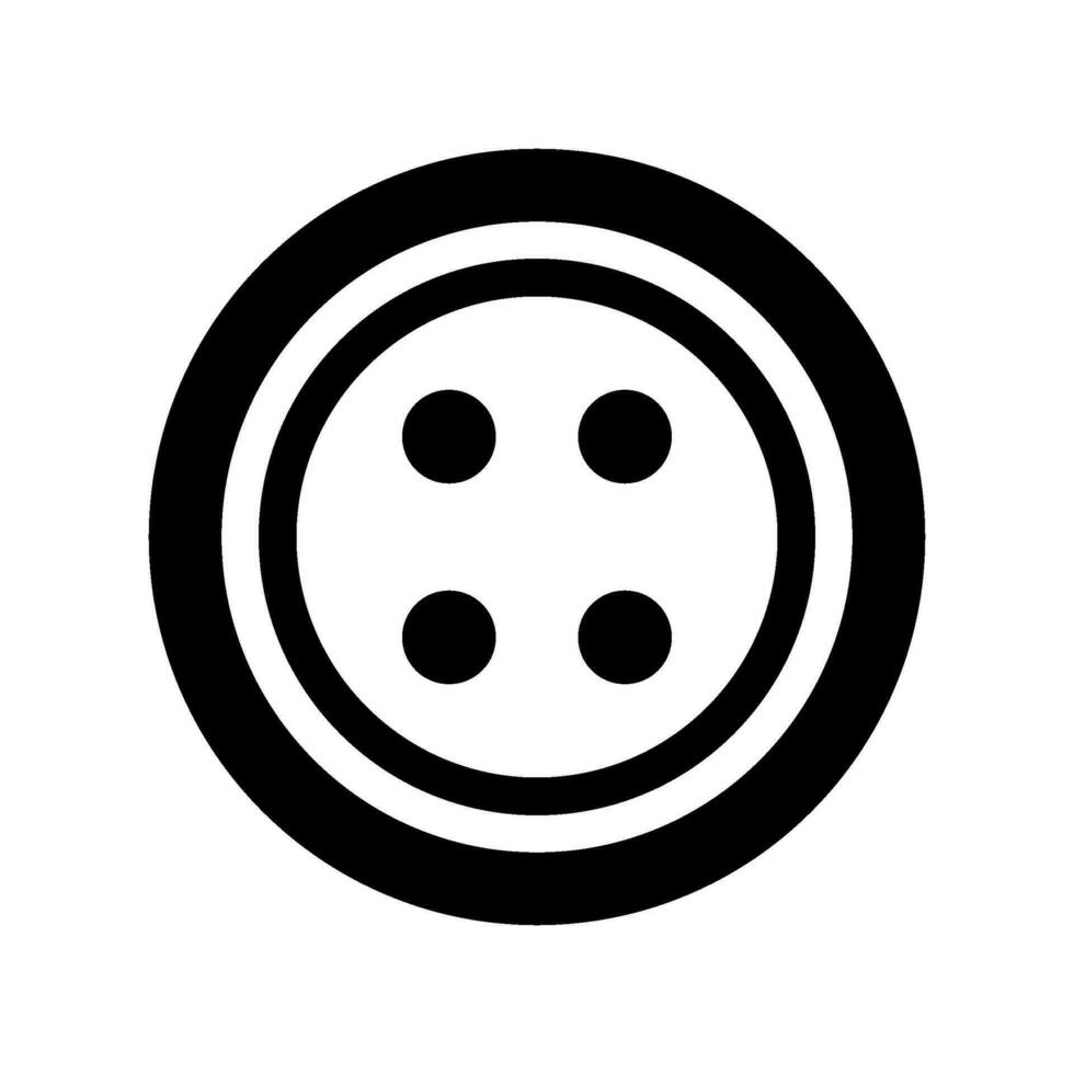 chemise bouton icône vecteur symbole conception illustration