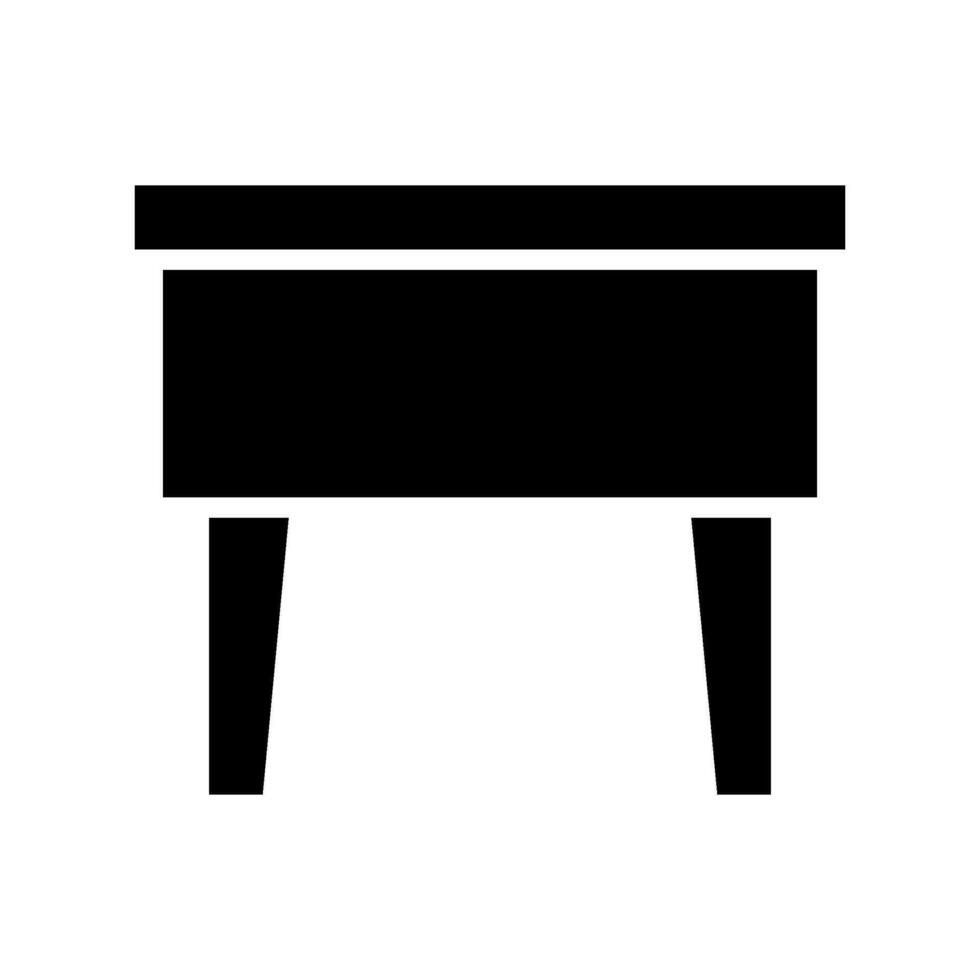 table icône vecteur symbole conception illustration