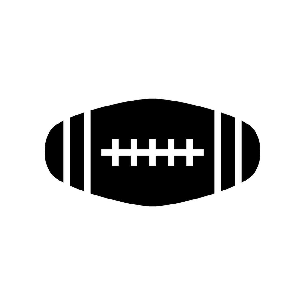 le rugby icône vecteur symbole conception illustration