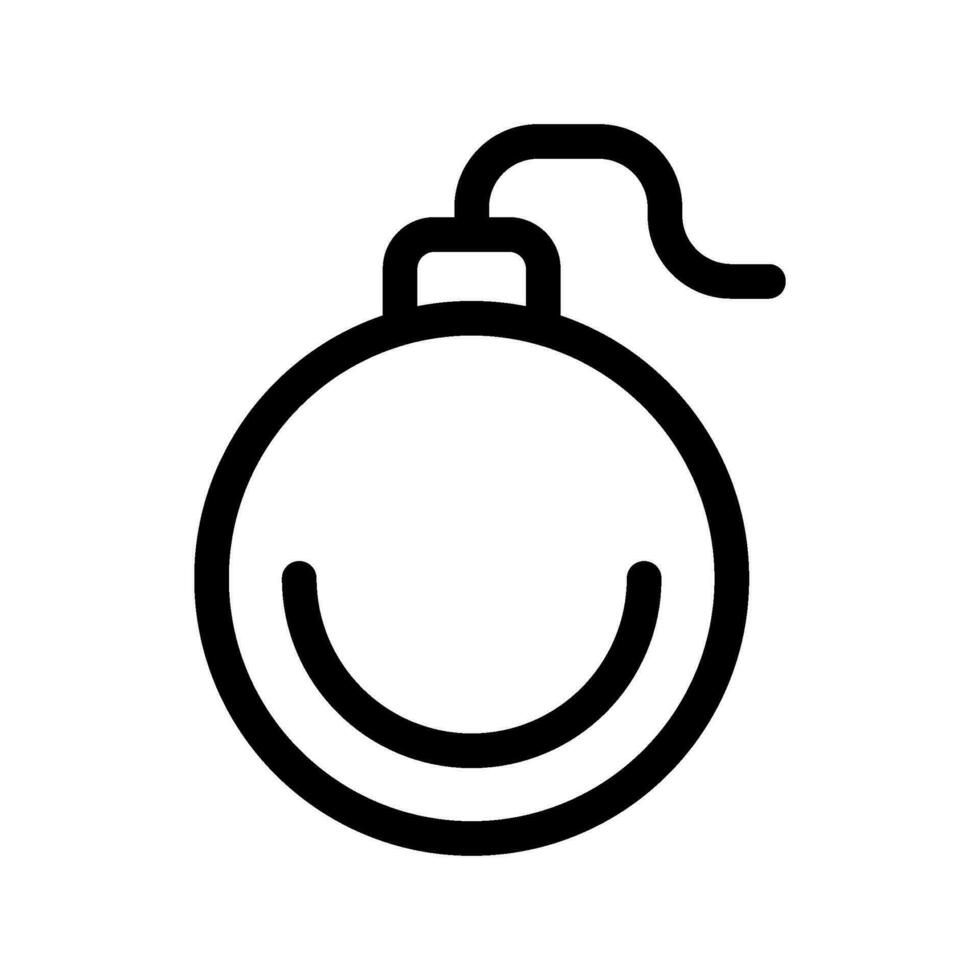 bombe icône vecteur symbole conception illustration