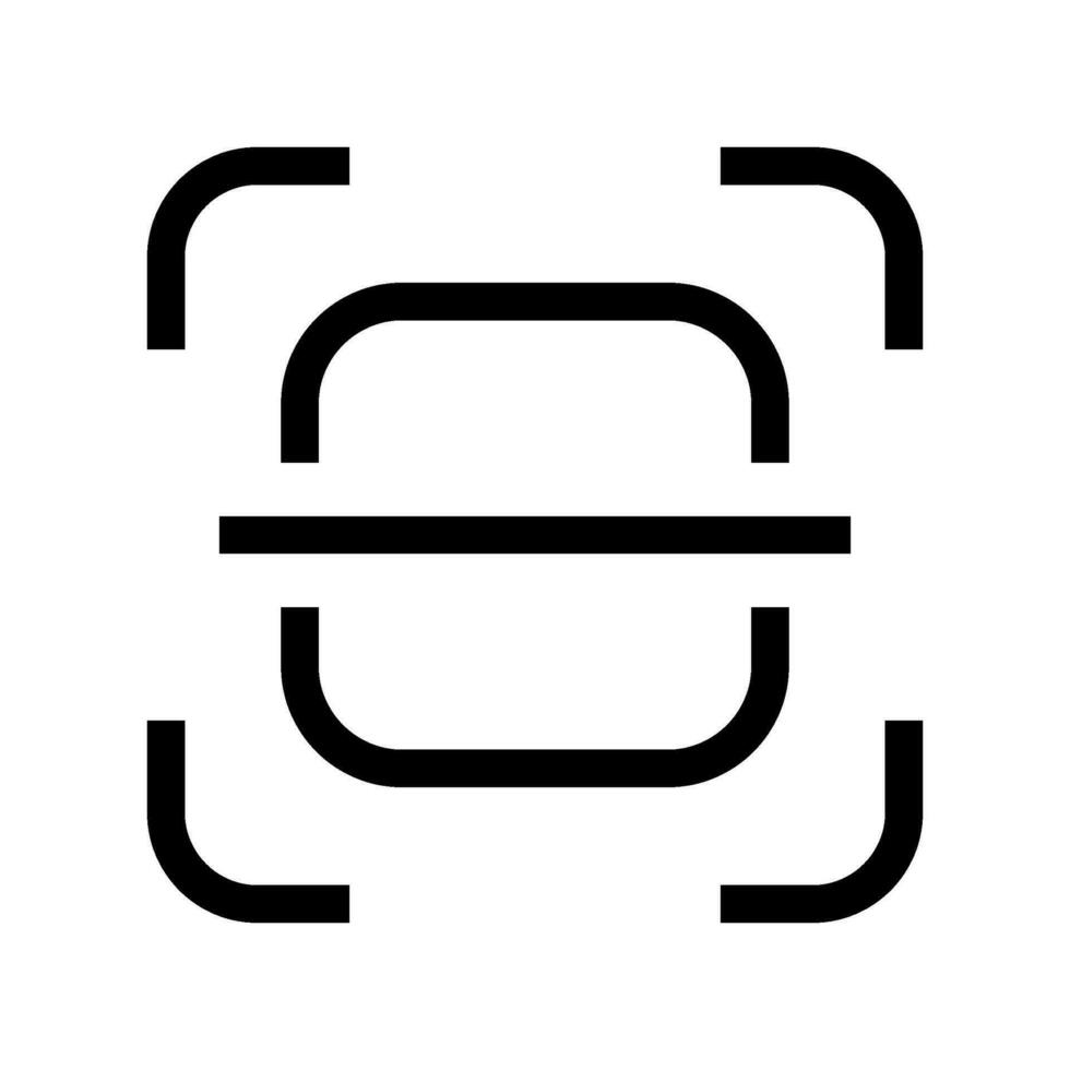 analyse icône vecteur symbole conception illustration