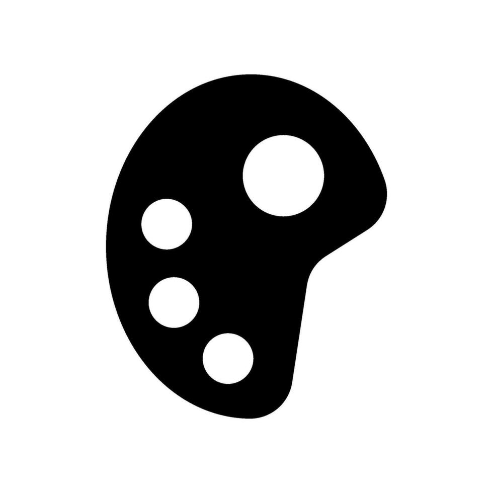 Couleur palette icône vecteur symbole conception illustration