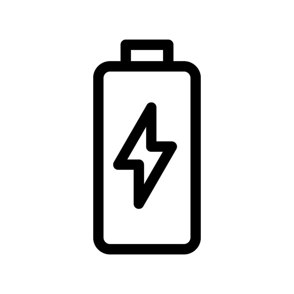 batterie icône vecteur symbole conception illustration