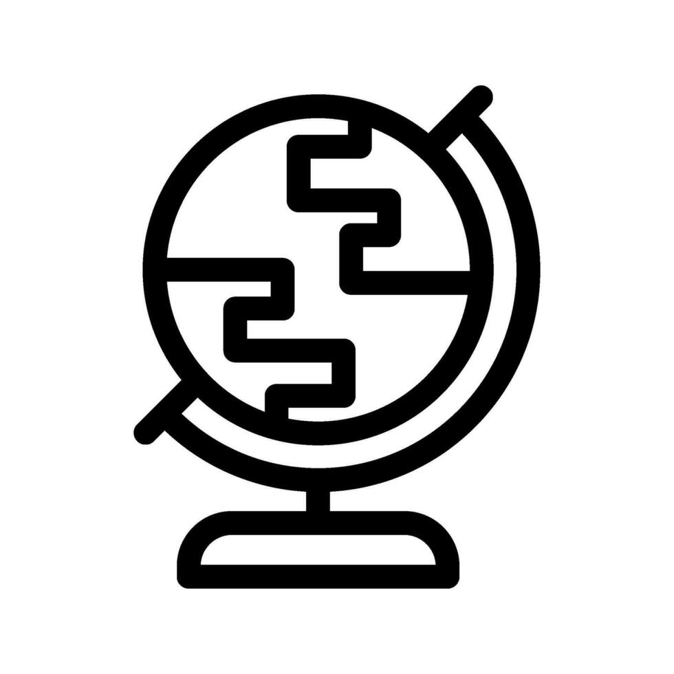 globe icône vecteur symbole conception illustration
