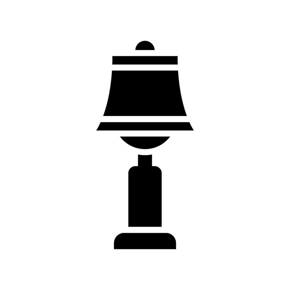 lampe icône vecteur symbole conception illustration