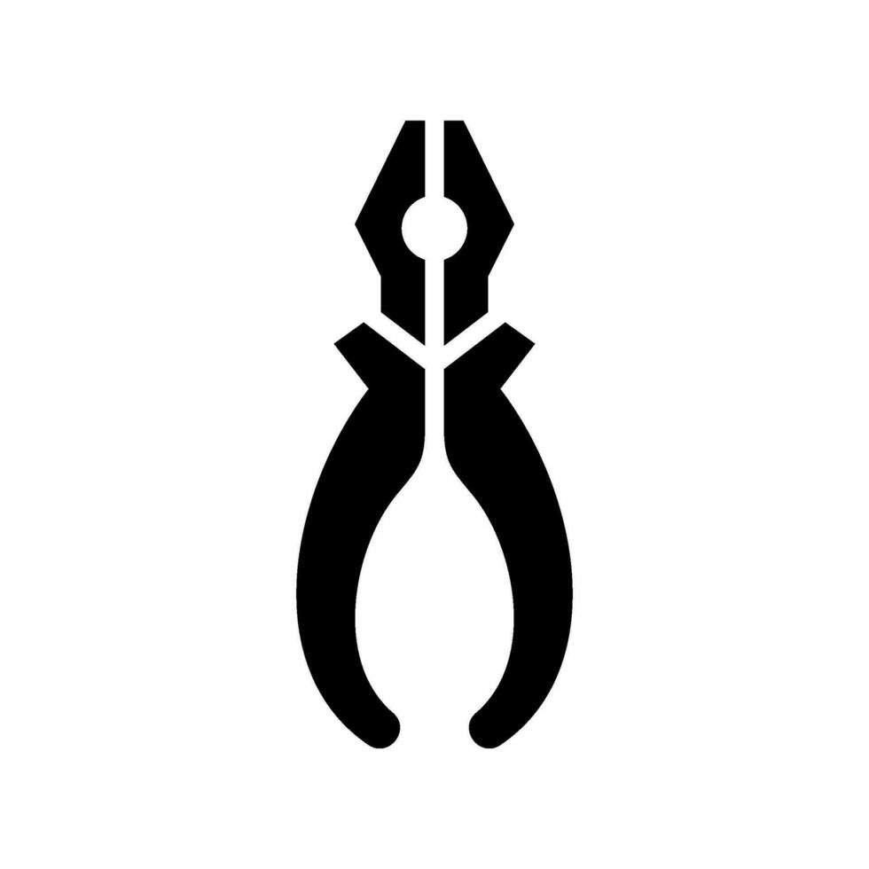 pinces icône vecteur symbole conception illustration