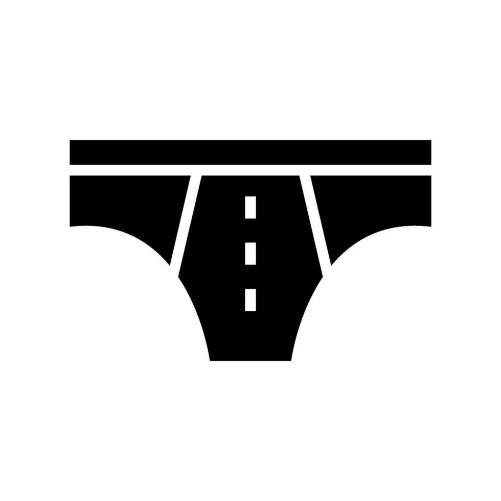 sous-vêtements icône vecteur symbole conception illustration