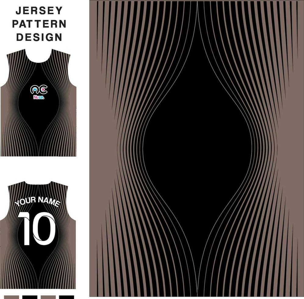 abstrait rayé ligne concept vecteur Jersey modèle modèle pour impression ou sublimation des sports uniformes Football volley-ball basketball e-sports cyclisme et pêche gratuit vecteur.