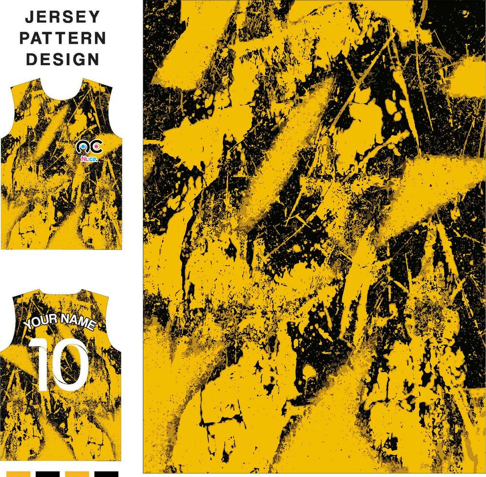 abstrait art concept vecteur Jersey modèle modèle pour impression ou sublimation des sports uniformes Football volley-ball basketball e-sports cyclisme et pêche gratuit vecteur.