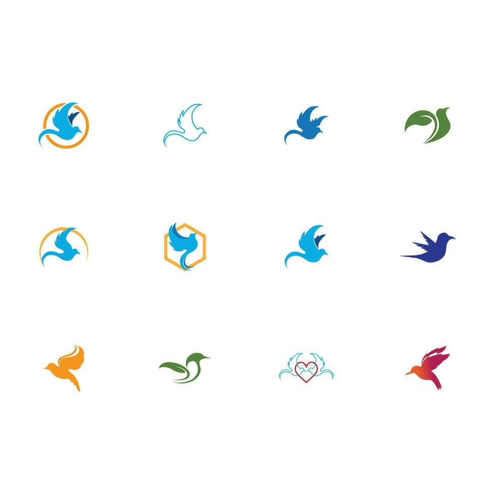 oiseau logo images illustration conception vecteur