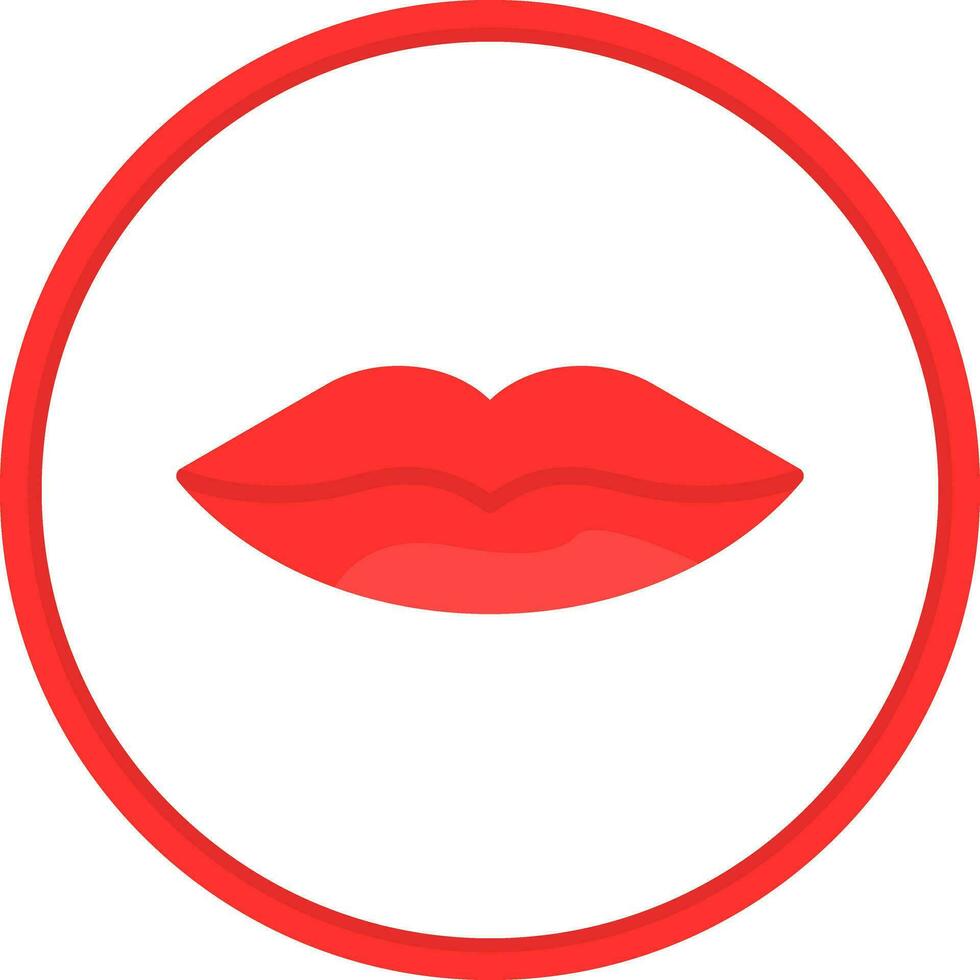lèvre vecteur icône conception