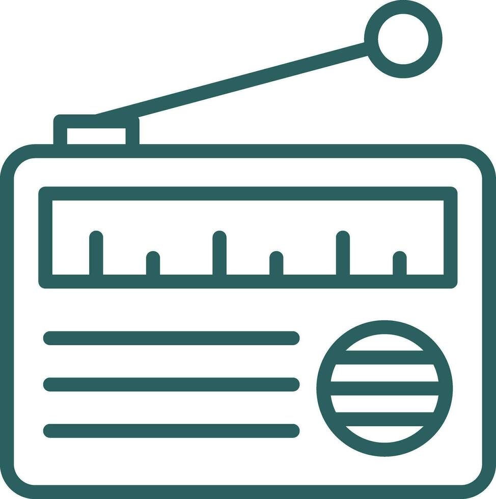 radio vecteur icône conception